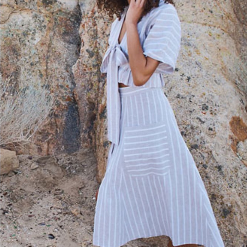 Happy x Nature 2 piece top and skirt
